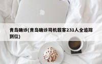 青岛确诊(青岛确诊司机载客231人全追踪到位)